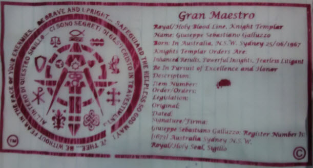 My Knights Templar Royal Seal G.S.G My Knights Templar Royal Seal G.S.G